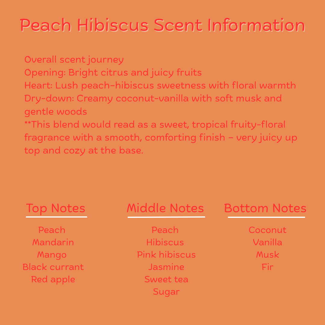 Peach Hibiscus Women's Bath Salt