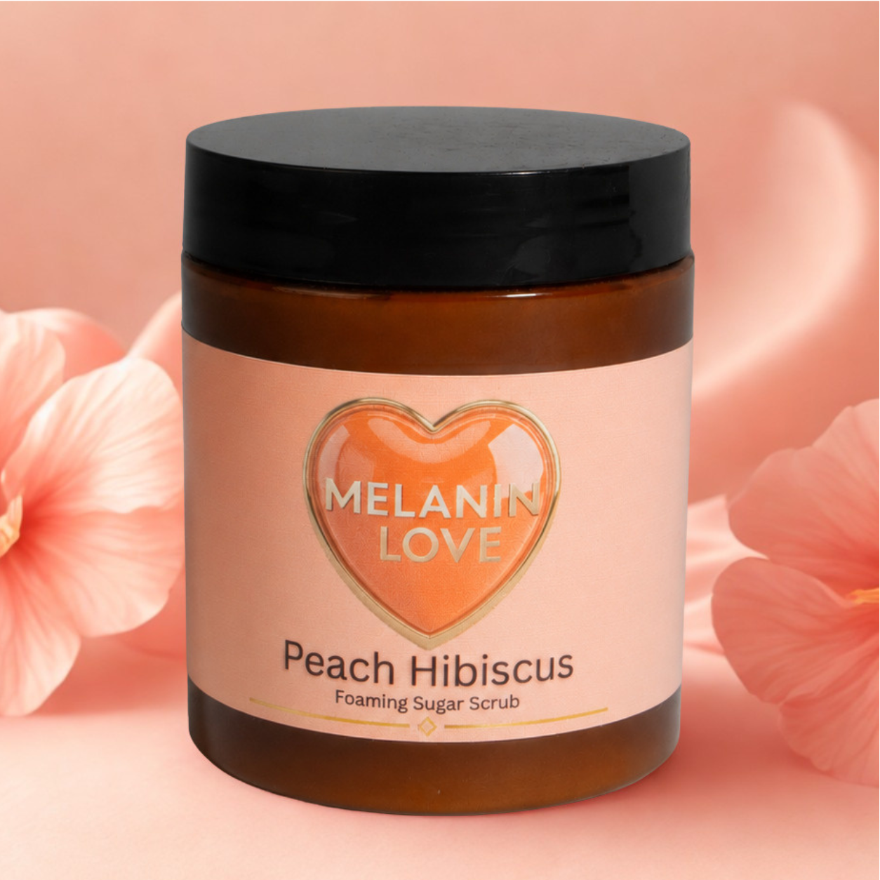 Peach Hibiscus Women's Foaming Sugar Scrub